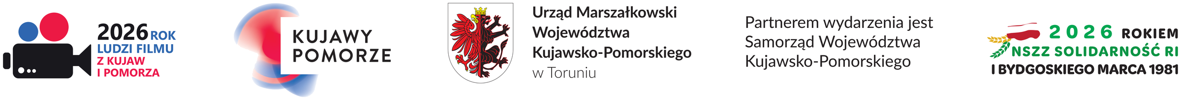 Partnerem wydarzenia jest Samorząd Województwa Kujawsko-Pomorskiego – Urząd Marszałkowski Województwa Kujawsko-Pomorskiego w Toruniu